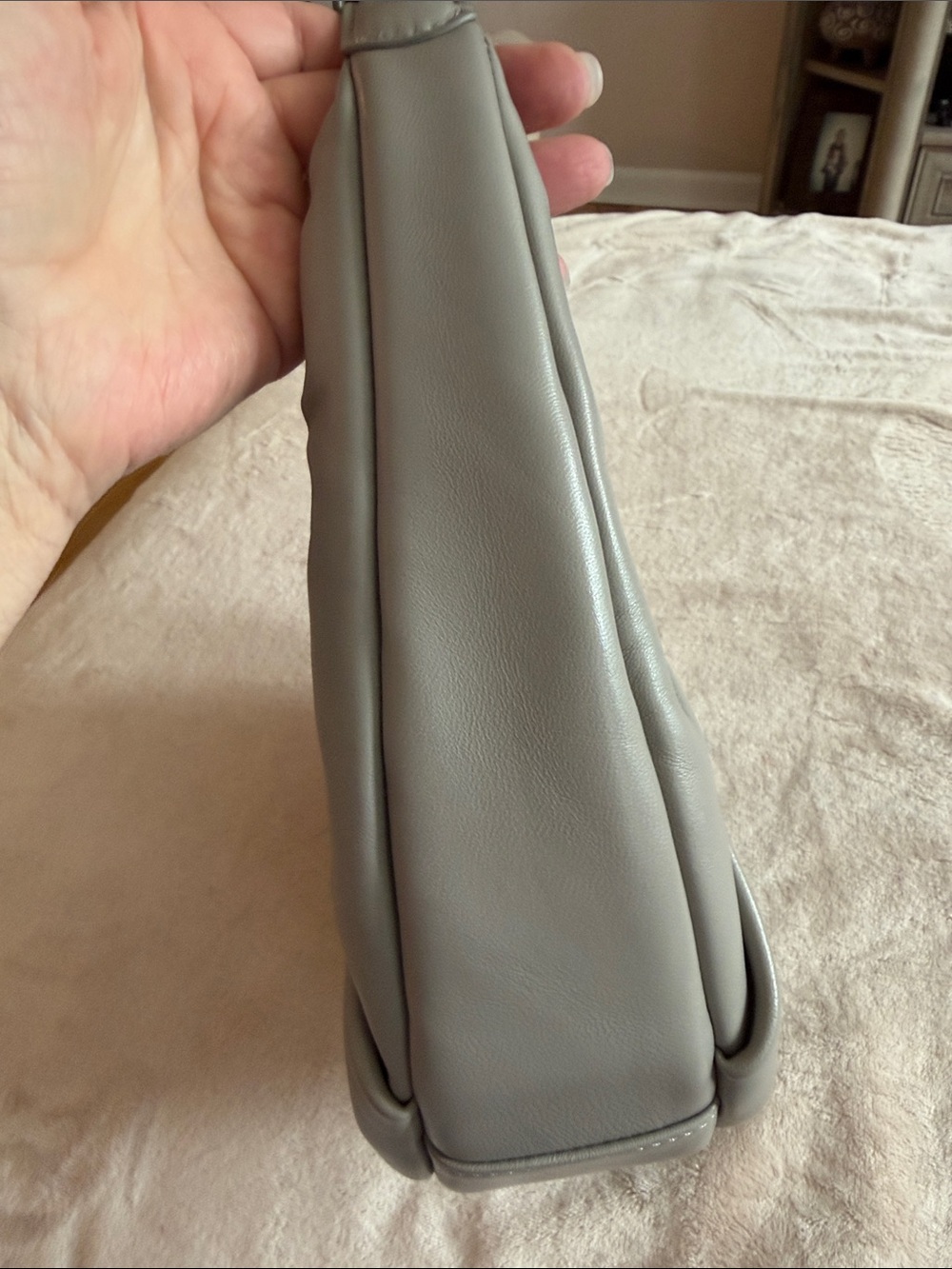 STAUD Crescent Shoulder Bag in Grey - Picture 3 of 8